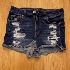 denim shorts